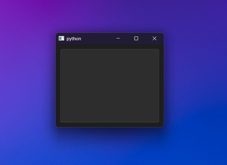 Our editable "note" on the desktop