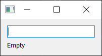 Empty lineedit
