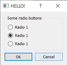 A basic settings dialog with OK and Cancel buttons