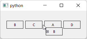 Generic drag drop horizontal