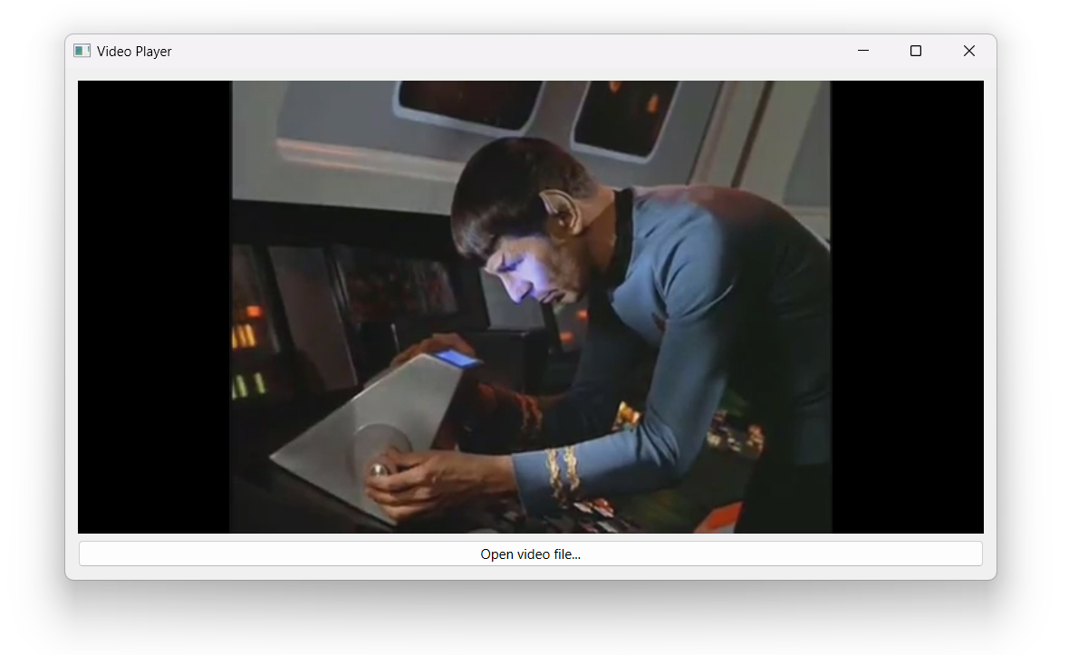 A Minimal MP4 Video Player, Written in PyQt