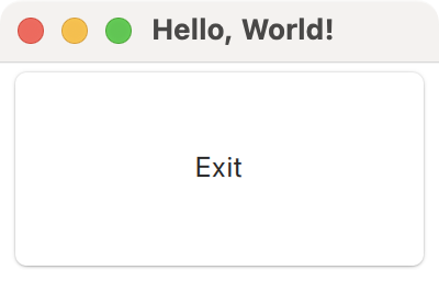 Hello, World! app in PyQt with Qt Quick/QML
