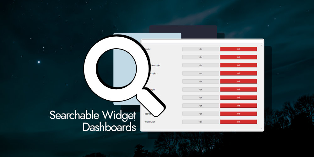 Creating searchable dashboards in PyQt5 GUIs, widget filters and text ...