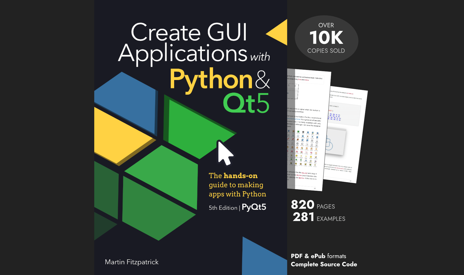 Create GUI Applications with Python & Qt5