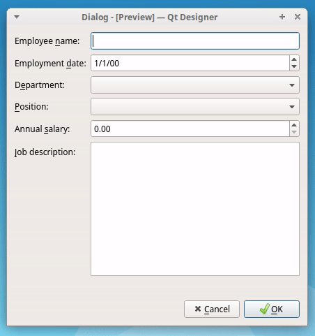 Focus and tab order