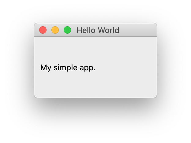 Simple skeleton app in PyQt6