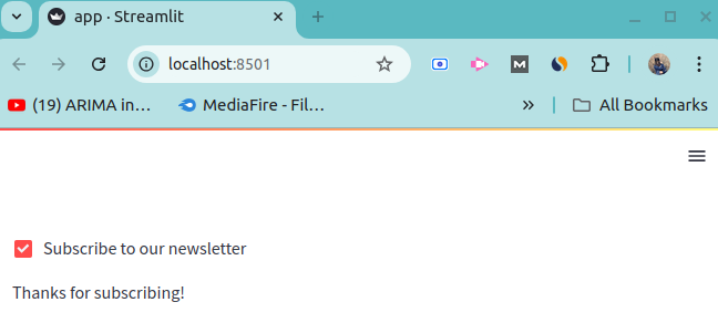 Streamlit checkbox with custom label