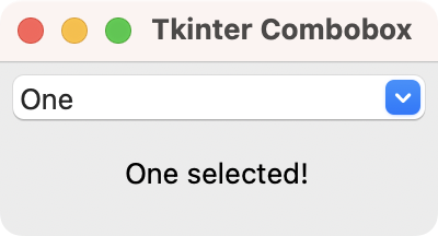 Tkinter's Combobox Widget on macOS