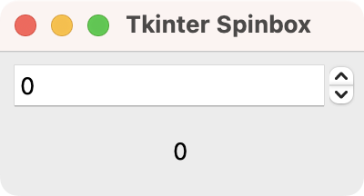 Tkinter's Spinbox Widget on macOS