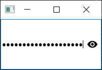 Hidden PasswordEdit field