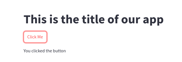 A button with clickable behavior